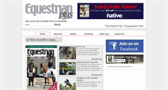 Desktop Screenshot of equestrianplus.co.uk